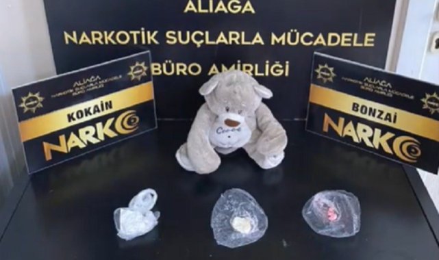 Oyuncak ayıcıktan uyuşturucu çıktı