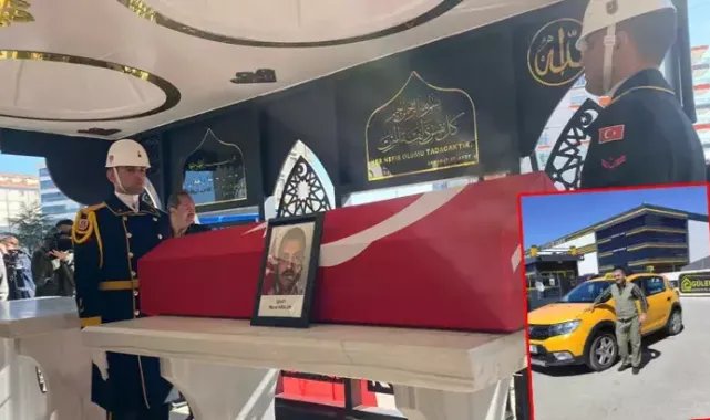Şehit taksi şoförü Murat Arslan, son yolculuğuna uğurlandı