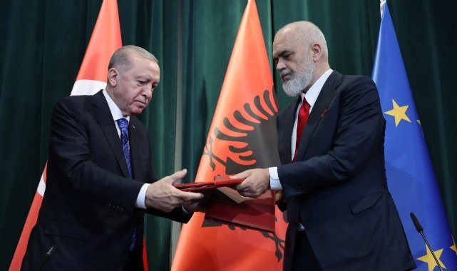 Türkiye ve Arnavutluk arasında 4 anlaşma imzalandı