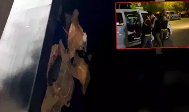 Uyuşturucu hapları masanın altına bantla yapıştırıp gizlemiş