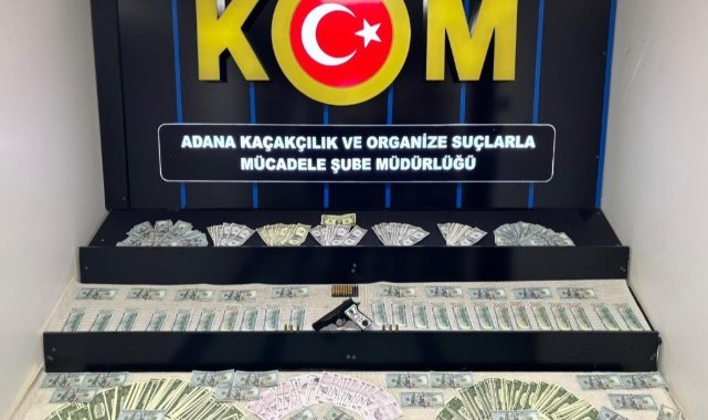 Adana’da ATM’den ve para sayma makinesinden geçen sahte para üreten şebeke çökertildi
