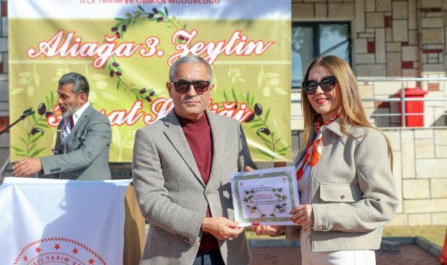 Aliağa'da 3. Zeytin Hasat Şenliği düzenlendi
