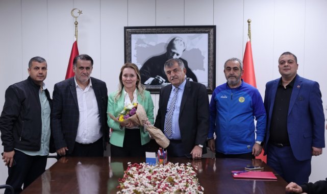 Amatör spor kulüplerinden Başkan Mutlu’ya ziyaret