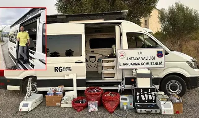Antalya'da lise mezunu seyyar 'güzellik uzmanı', VIP minibüsünde yakalandı