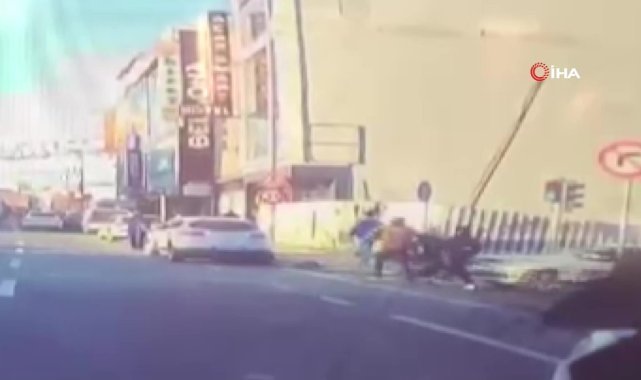 Arnavutköy’de kırmızı ışıkta geçen bir sürücü kız çocuğuna çarpıp kaçtı