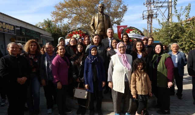 Çamlı’ya Atatürk’ün Yeni Heykeli Dikildi