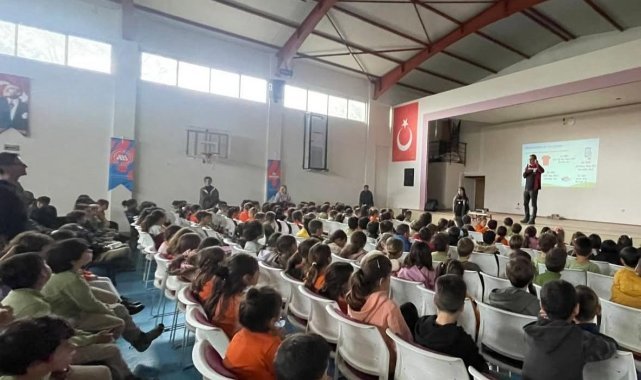 Çeşme'de öğrencilere su tasarrufu eğitimi