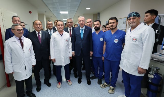 Cumhurbaşkanı Erdoğan, Bişkek Kırgız-Türk Dostluk Devlet Hastanesi’nin açılışını gerçekleştirdi
