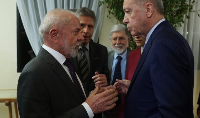Cumhurbaşkanı Erdoğan, Brezilya Devlet Başkanı Lula Da Silva ile görüştü