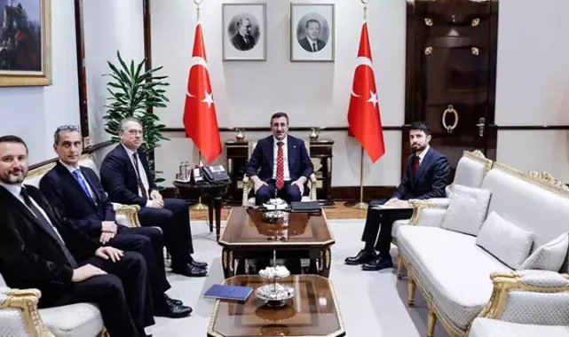 Cumhurbaşkanı Yardımcısı Yılmaz, AB Delegasyon Başkanı Ossowski'yi kabul etti