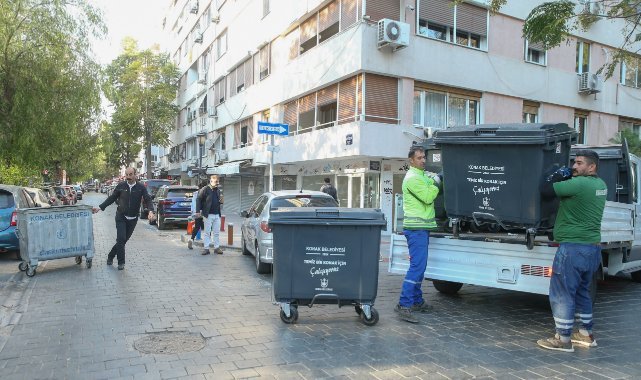 Daha temiz bir Konak için konteyner harekatı