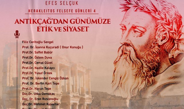 Herakleıtos'un bilgelik ateşi 22-24 kasım'da Efes Selçuk'ta yanacak