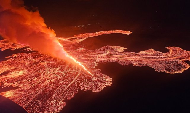 İzlanda'nın Reykjanes Yarımadası'ndaki yanardağ 7. kez patladı