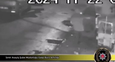 İzmir'de eve silahlı saldırı kameraya yansıdı