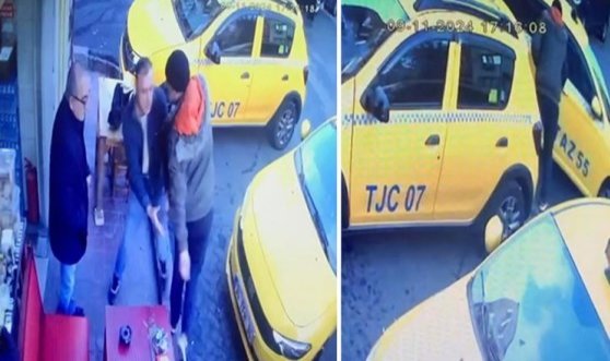 Kendisini bekleten taksiciye kızdı; lastikleri patlattı, tehditler savurdu