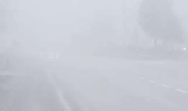 Konya-Ankara kara yolunda yoğun sis