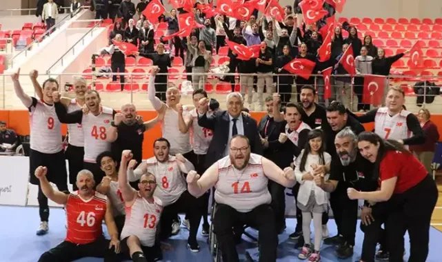 Oturarak Voleybol Erkek Milli Takımı namağlup şampiyon