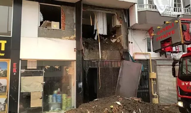 Rize'de heyelanın vurduğu evlere 60 ton toprak girmiş