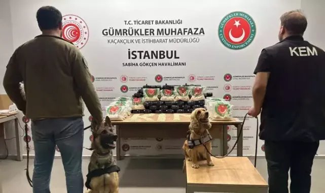 Sabiha Gökçen, Hamzabeyli ve Kapıköy'de 43 milyon liralık uyuşturucu ele geçirdi