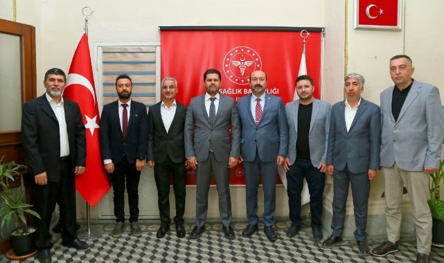 Sağlık-Sen 1 nolu şube'den il sağlık müdürüne ziyaret