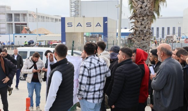 SASA’da gergin bekleyiş sürüyor, ücretlerini alamayan işçiler eyleme başladı