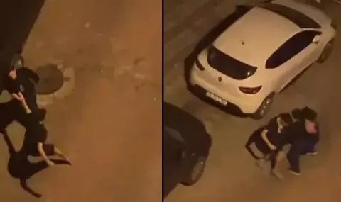 Sultangazi'de sokakta kavga; 'bizi ayırın' diye yardım istediler