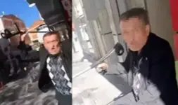 Tartıştığı kiracısına bastonla saldırdı