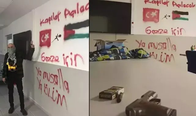 Vücuduna bomba görünümlü düzenek yerleştirip, 9 fabrika çalışanını rehin alan saldırgana tahliye