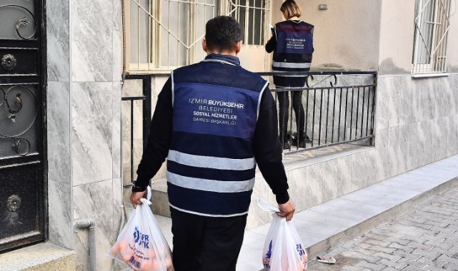 5 ton mandalina örnek iş birliği ile dağıtılıyor