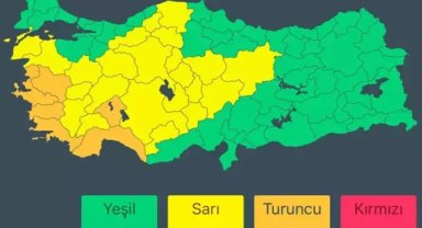 AFAD'dan sağanak ve fırtına uyarısı