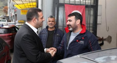 Başkan Erman Uzun’dan Küçük Sanayi’de Esnaf Ziyareti