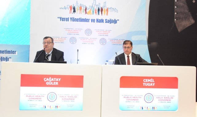 Başkan Tugay, Ulusal Halk Sağlığı Kongresi’nde konuştu