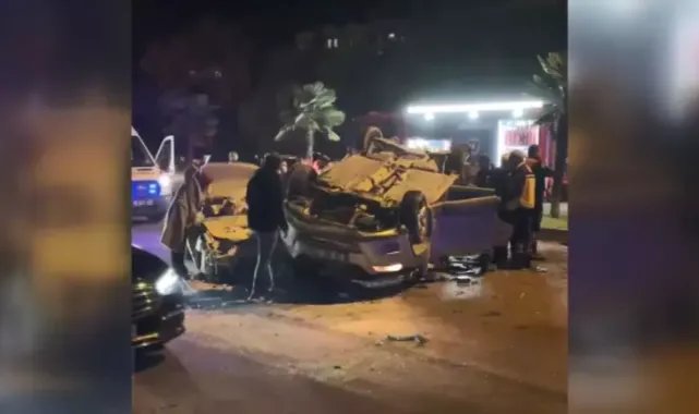 Bursa'da 17 yaşındaki sürücünün kullandığı otomobil, 2 otomobile çarptı: 1 ölü, 3 yaralı
