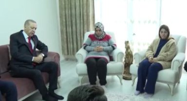 Cumhurbaşkanı Erdoğan’dan patlamada ölen işçilerin ailelerine ziyaret
