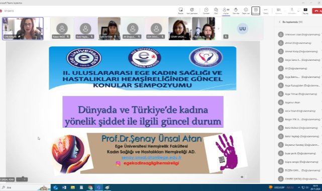 EÜ’de  “II. Uluslararası Ege Kadın Sağlığı ve Hastalıkları Hemşireliğinde Güncel Konular Sempozyumu” düzenlendi