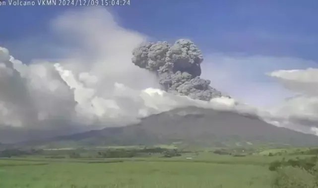 Filipinler’deki Kanlaon Yanardağı’nda patlama