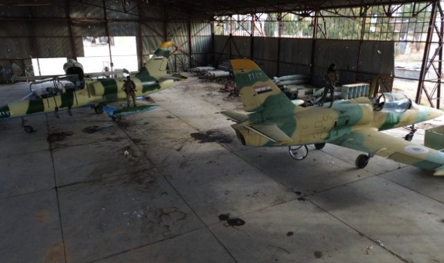 Halep'te rejime ait helikopterler ve savaş uçakları SMO'nun eline geçti