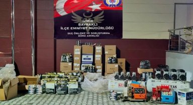 İzmir'de ev görünümlü kaçak sigara imalathanesine operasyon