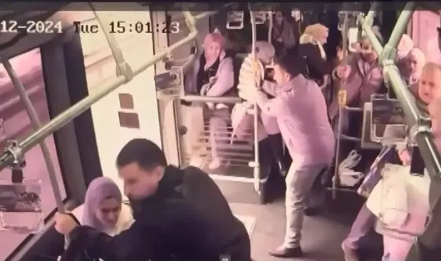 Rögar kapağı metrobüsün camını kırmıştı