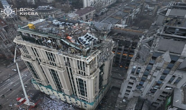 Rusya'dan Kiev'e 8 füzeyle saldırı: 1 ölü, 7 yaralı