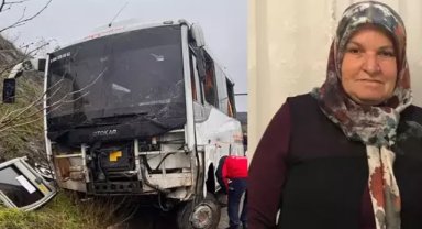 25 kişinin yaralandığı kazada, durumu ağır olan kadın işçi öldü