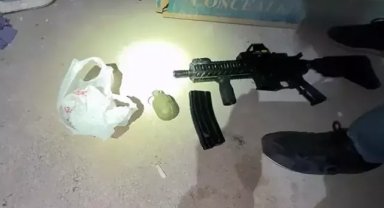 Apartman şantiyesinde M4 piyade tüfeği ve el bombası bulundu, ölen amcasını suçladı