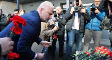 Başkan Pehlivan: "Şehidimizin emaneti olan bayrağı asla düşürmeyeceğiz"