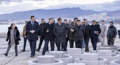 Başkan Tugay Kordon'daki çalışmaları inceledi