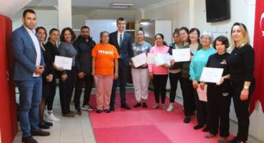 Bayraklı’da kadınlar savunma eğitimi aldı