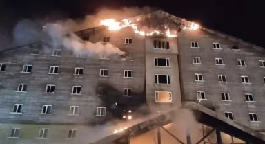 Bolu’daki otel yangını, mutfakta kızgın yağın tutuşmasıyla başlamış