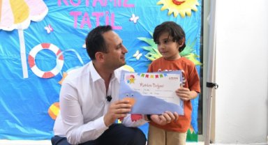 Bornovalı miniklerin tatil heyecanı