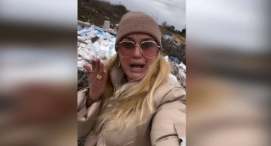 Çöp yığınını gören ünlü manken çılgına döndü