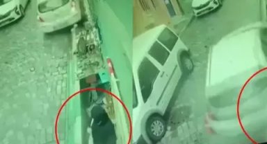 Fatih’te yokuştan kayan otomobilin çarptığı kadın yaralandı