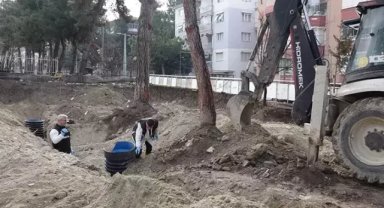 Kanalizasyon kazısında insan kemikleri bulundu